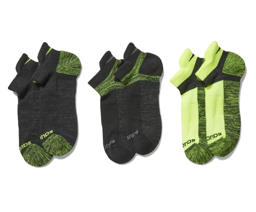 Saucony Inferno No Show Tab 3-Pack Socks 1 Saucony Inferno No Show Tab 3-Pack Socks