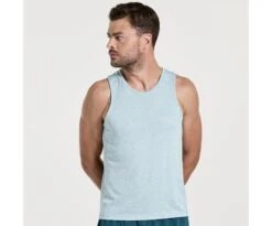 Saucony Men's Stopwatch Singlet -Deals TrendyFit Family Store SAM800277 RNH 1