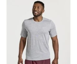 Saucony Men's Stopwatch Short Sleeve -Deals TrendyFit Family Store SAM800278 LGH 1jpg