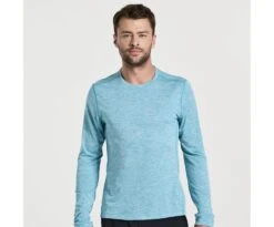 Saucony Men's Stopwatch Long Sleeve -Deals TrendyFit Family Store SAM800279 TQH 1