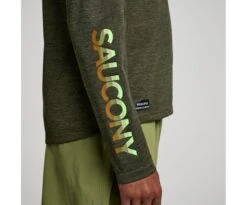 Saucony Men's Stopwatch Graphic Long Sleeve -Deals TrendyFit Family Store SAM800311 UBHA3 4