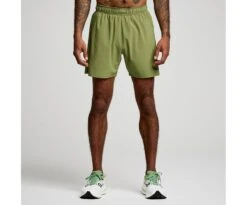 Saucony Men's Outpace 5" Short -Deals TrendyFit Family Store SAM800328 GD 1