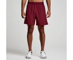 Saucony Men's Outpace 7" Short -Deals TrendyFit Family Store SAM800329 SU 1