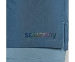Saucony Men's Outpace 7" 2-in-1 Short -Deals TrendyFit Family Store SAM800335 MK 7