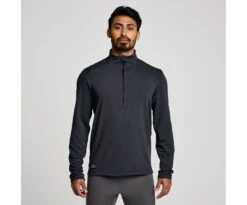 Saucony Men's Triumph 3D 1/2 Zip 21 Saucony Men's Triumph 3D 1/2 Zip -Deals TrendyFit Family Store SAM800357 BKH 1
