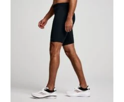 Saucony Men's Fortify Lined Half Tight -Deals TrendyFit Family Store SAM800359 BK 4