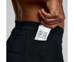 Saucony Men's Fortify Lined Half Tight -Deals TrendyFit Family Store SAM800359 BK 5