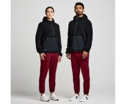 Saucony Recovery Sherpa Pullover -Deals TrendyFit Family Store SAU800051 BK 6