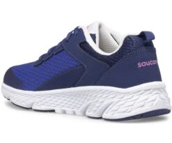 Saucony Big Kid's Wind Lace Sneaker -Deals TrendyFit Family Store SAUK SK165060 Wind 072320 AW21 02