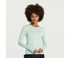 Saucony Women's Stopwatch Long Sleeve -Deals TrendyFit Family Store SAW800371 AT 1