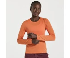 Saucony Women's Stopwatch Long Sleeve -Deals TrendyFit Family Store SAW800371 EM 1