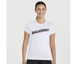Saucony Women's Stopwatch Graphic Short Sleeve 29 Saucony Women's Stopwatch Graphic Short Sleeve -Deals TrendyFit Family Store SAW800372 WHA2 1