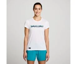 Saucony Women's Stopwatch Graphic Short Sleeve 24 Saucony Women's Stopwatch Graphic Short Sleeve -Deals TrendyFit Family Store SAW800372 WHA3 1