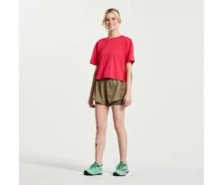Saucony Women's Elevate Short Sleeve -Deals TrendyFit Family Store SAW800424 RO 3