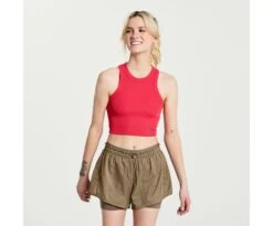 Saucony Women's Elevate Crop Top -Deals TrendyFit Family Store SAW800425 RO 1