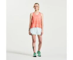 Saucony Women's Elevate Tank Top -Deals TrendyFit Family Store SAW800426 ZETDP 3