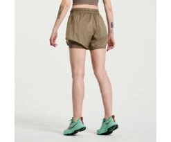 Saucony Women's Elevate 4" 2-in-1 Short -Deals TrendyFit Family Store SAW800427 PE 5