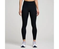 Saucony Women's Fortify 7/8 Tight -Deals TrendyFit Family Store SAW800453 BK 1