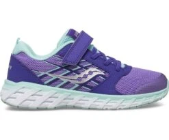 Saucony Big Kid's Wind 2.0 A/C Sneaker -Deals TrendyFit Family Store SK165492 3