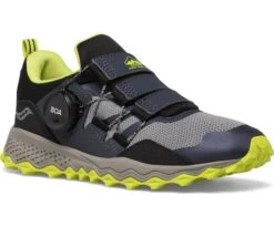 Saucony Big Kid's Peregrine Shield BOA Sneaker -Deals TrendyFit Family Store SK266095 1