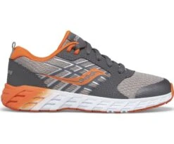 Saucony Big Kid's Wind 2.0 Lace Sneaker -Deals TrendyFit Family Store SK267280 3