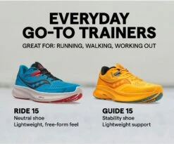 Saucony Men's Ride 15 TR -Deals TrendyFit Family Store alt image compareRIDEGUIDE MENS