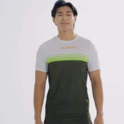 Saucony Men's Elite Short Sleeve -Deals TrendyFit Family Store ani SAM800313 UB gif pdp primary